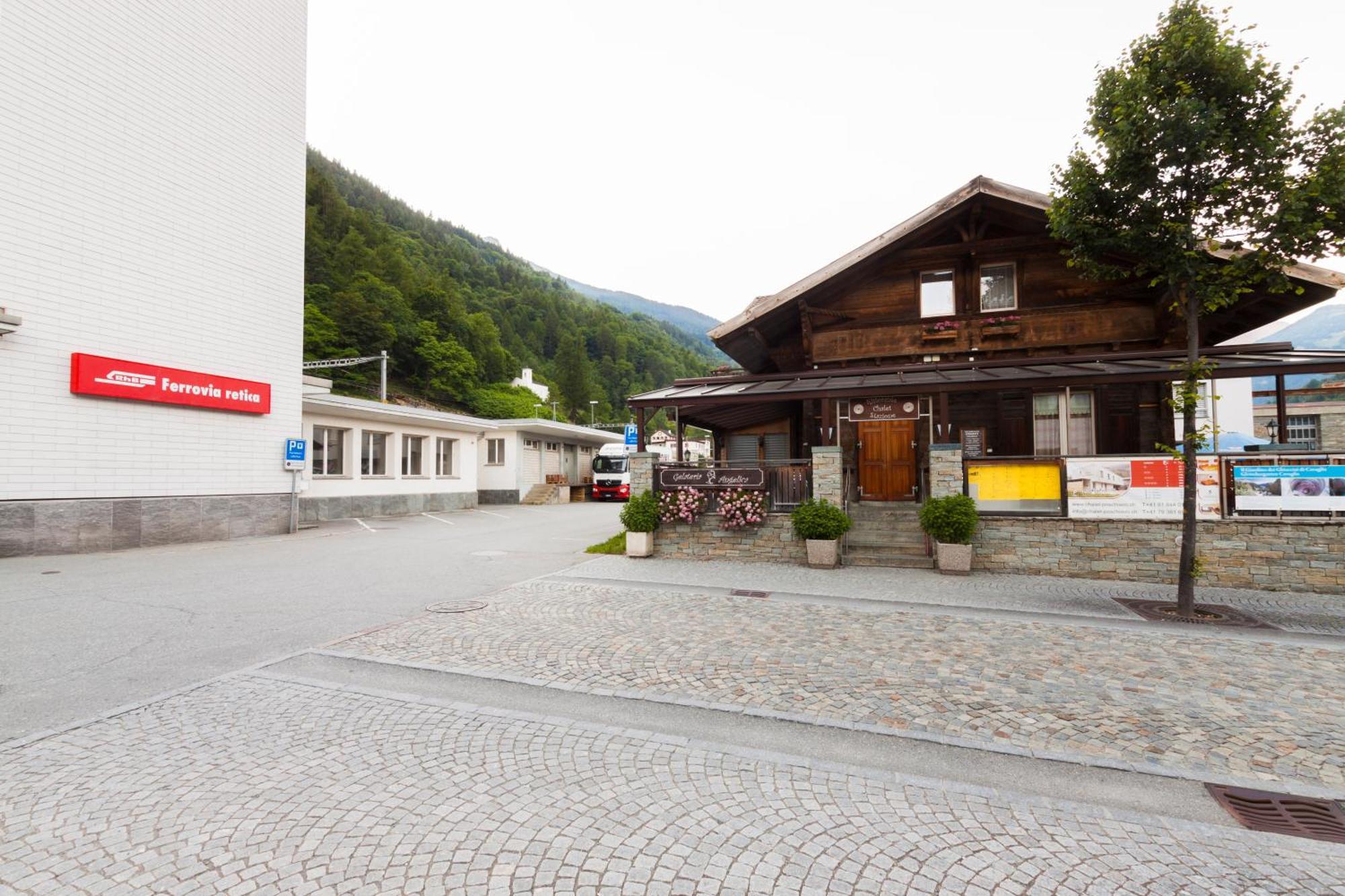 Ristorante Pensione Chalet Stazione Poschiavo Ngoại thất bức ảnh